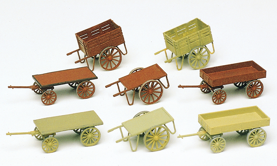 17103 Handwagen. 8 Stück. Bausatz