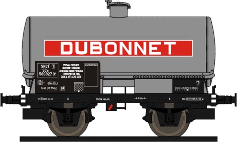 Makette 4534 SNCF Dubonnet Weinkesselwagen Ep.3