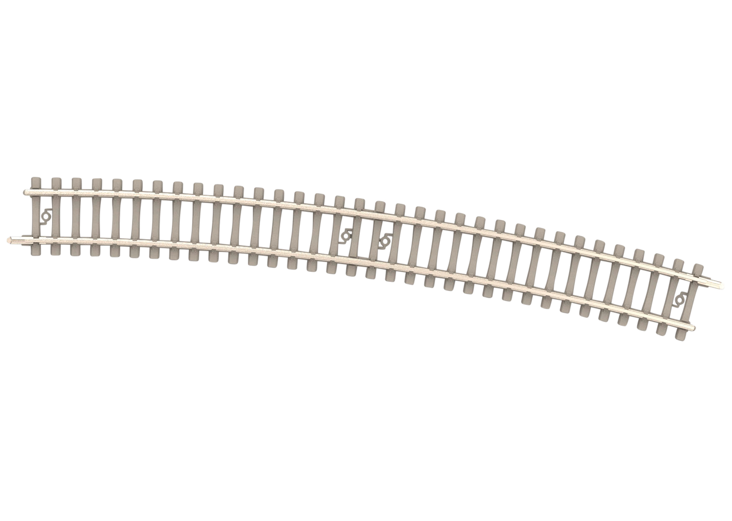 14528 Gebogenes Beton-Gleis R6 526,2 mm 15°