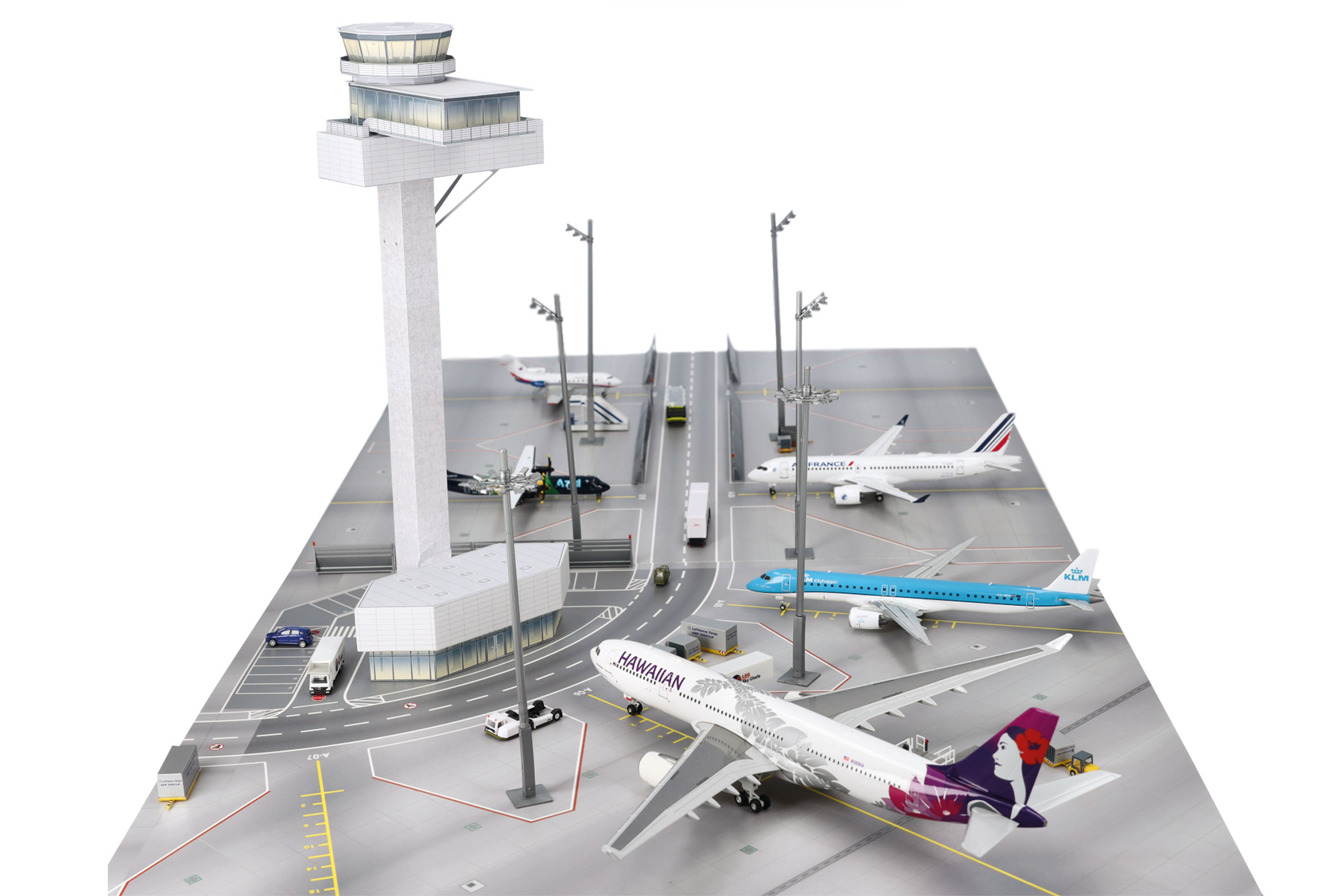 573061 Airport Tower Kartonbausatz