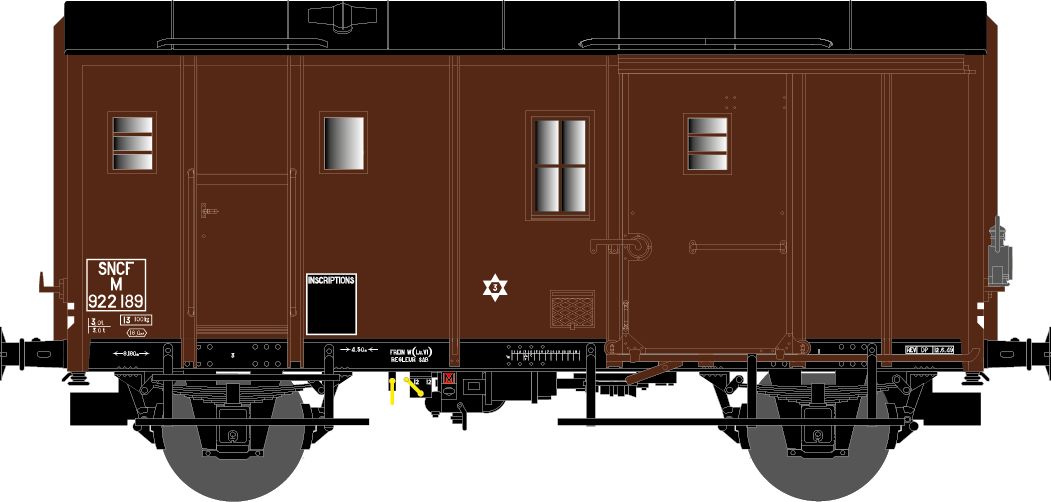 EPM E51.72.15 SNCF Packwagen 2-achs Ep.3a
