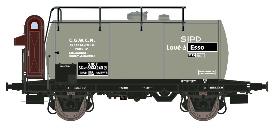 Exact-train 20536 SNCF Kesselwagen C.GW.C.M. "ESSO" Ep.3