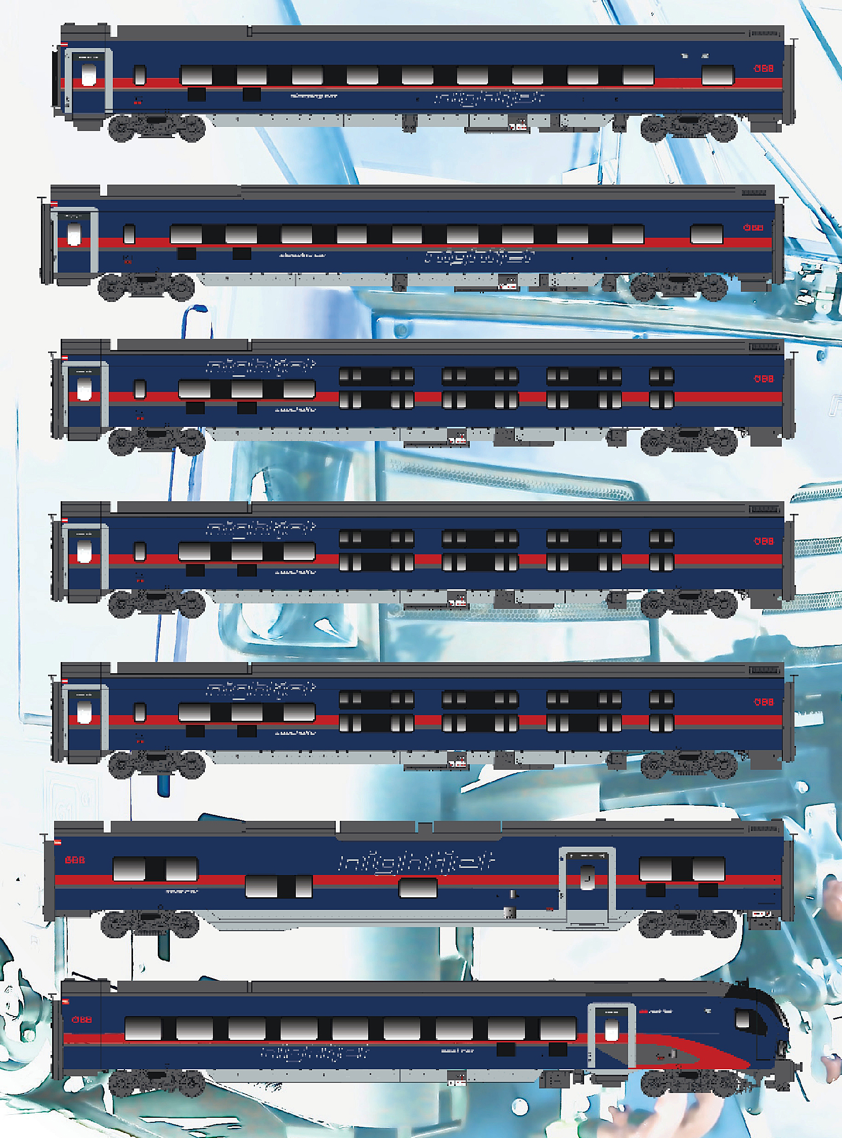 MW2403DC ÖBB Nightjet Nachtzugwagen-Set Ep.6