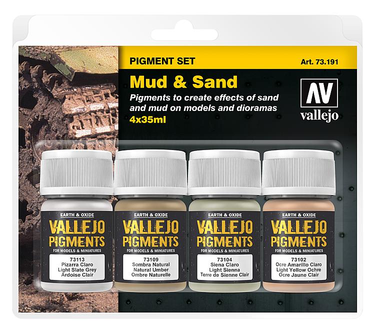 73191 Pigment-Set - Schlamm und Sand