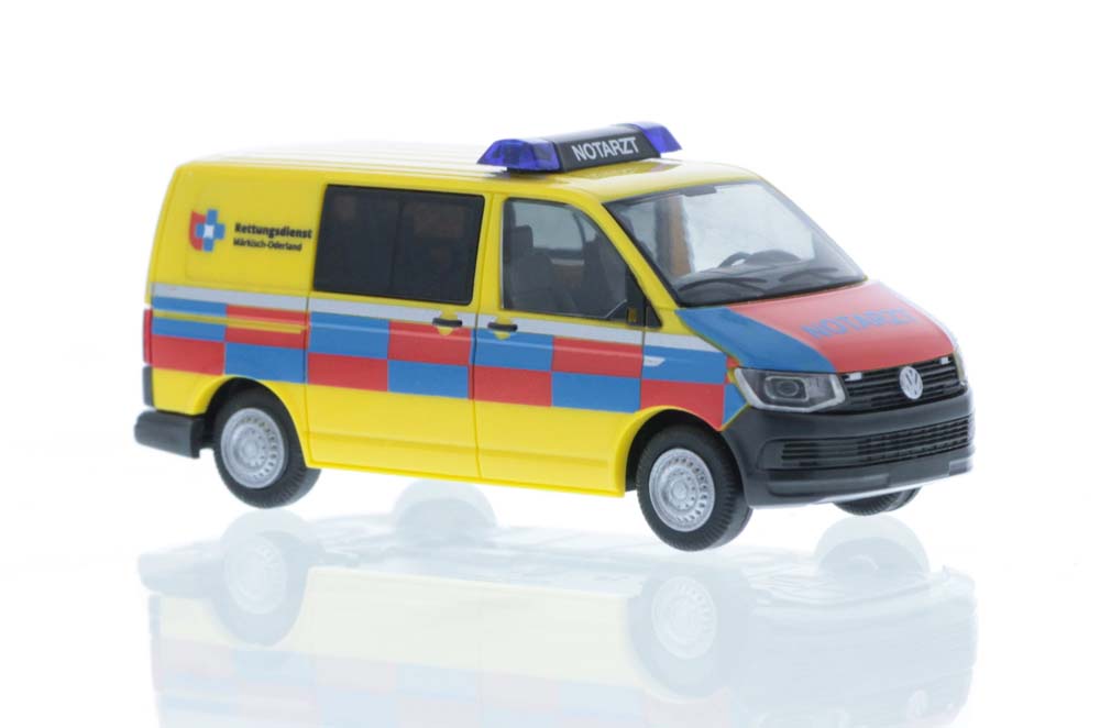 Rietze 53718 VW T6 Halbbus Rettungsdienst Märkisch-Od