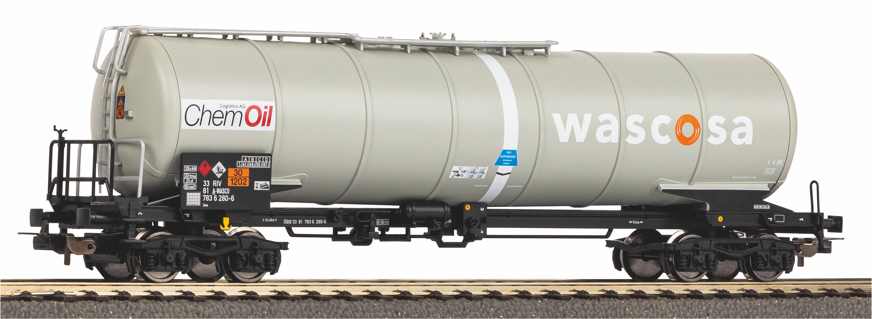 Piko 24613 ChemOil Wascosa Knickkesselwagen Ep.6