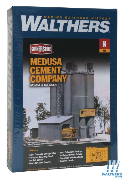 Walthers 3218 Medusa Cement Company