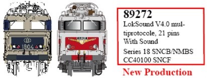 89272 LokSound V4.0 für Serie 18 & CC40100