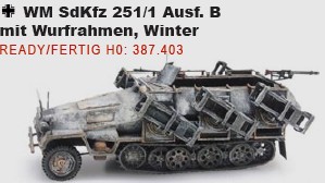 387.403 WM Sd.Kfz. 251/1 Ausf. B mit Wurfrahmen