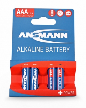 609044 Ansmann Batterie - 4 Micro/AAA 1,5V