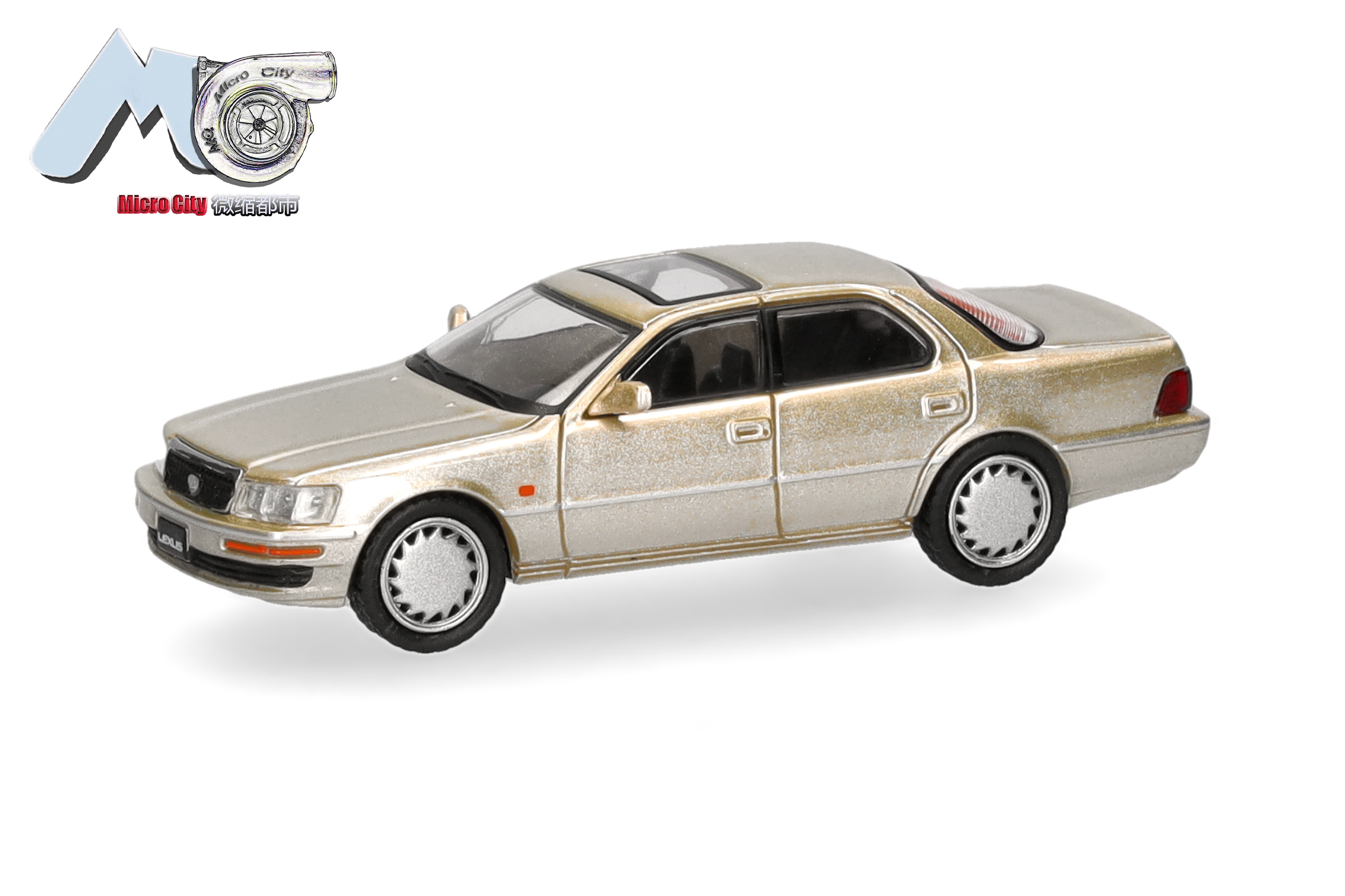 87MC000135 MicroCity: Lexus LS 400 gold