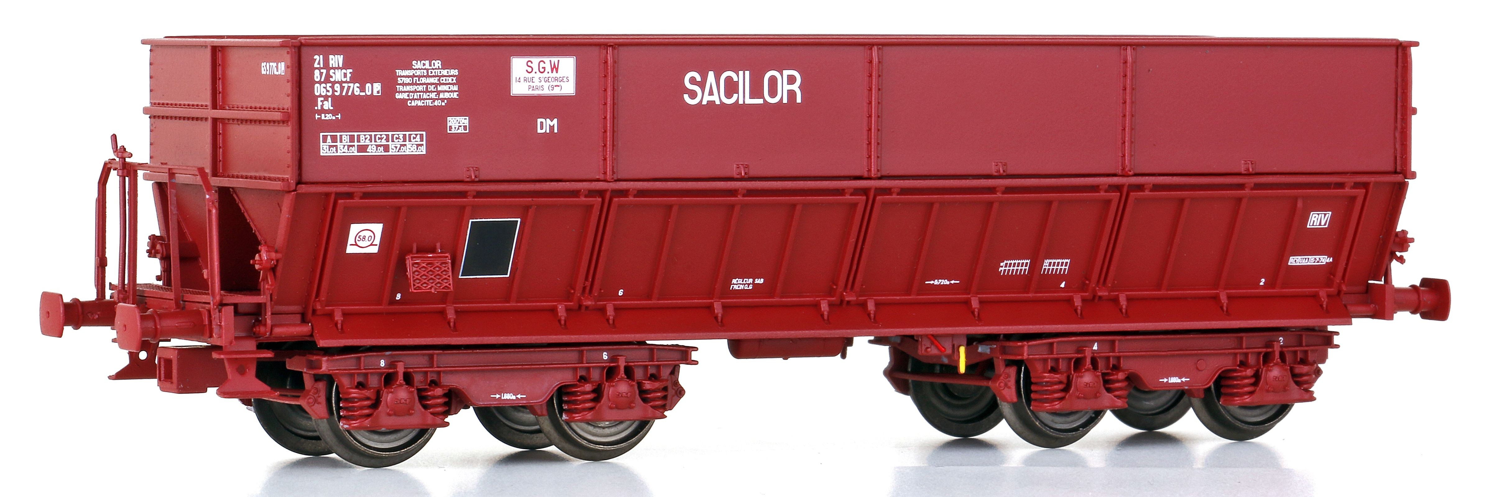 31113 SNCF SACILOR Erzwagen DM 2-tlg. Ep.4