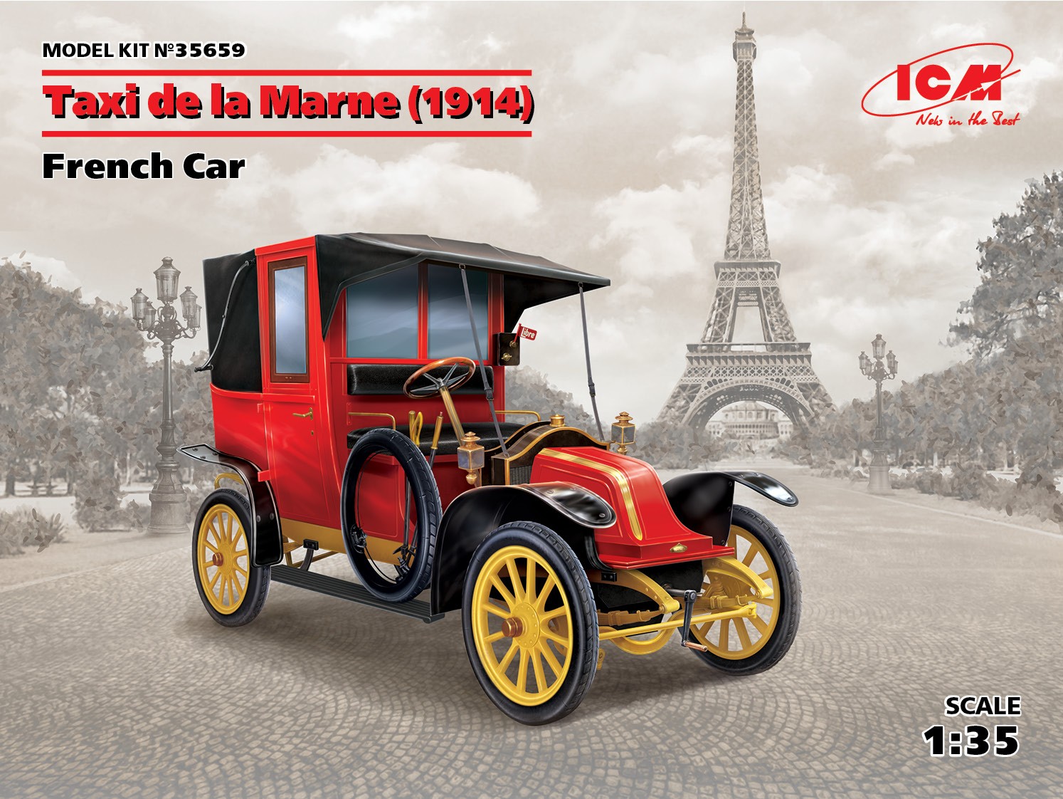 35659 Taxi de la Marne 1914  Renault Type AG-1