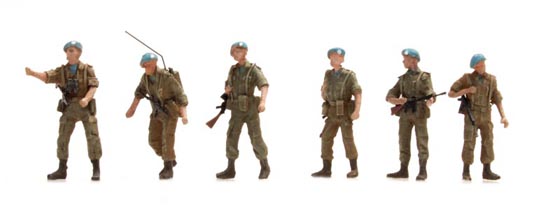 387.162 NL UNIFIL Patrouille Blauhelme( 6 Fig.)