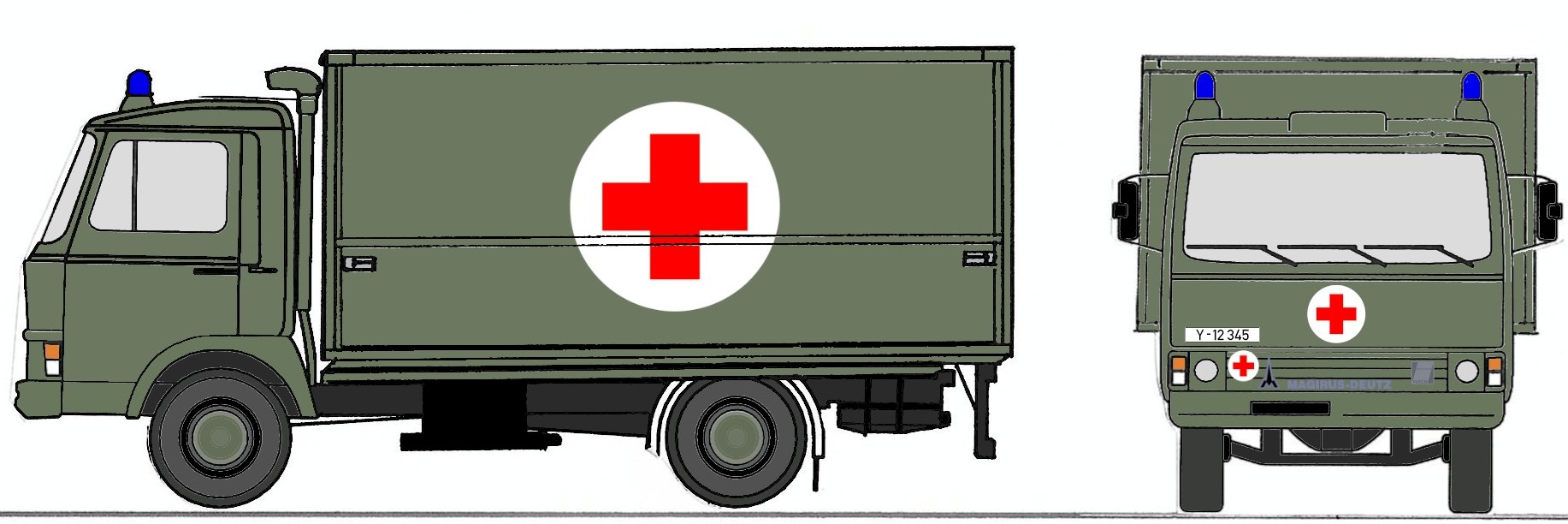 4088 Magirus-Deutz 90M5 Bundeswehr