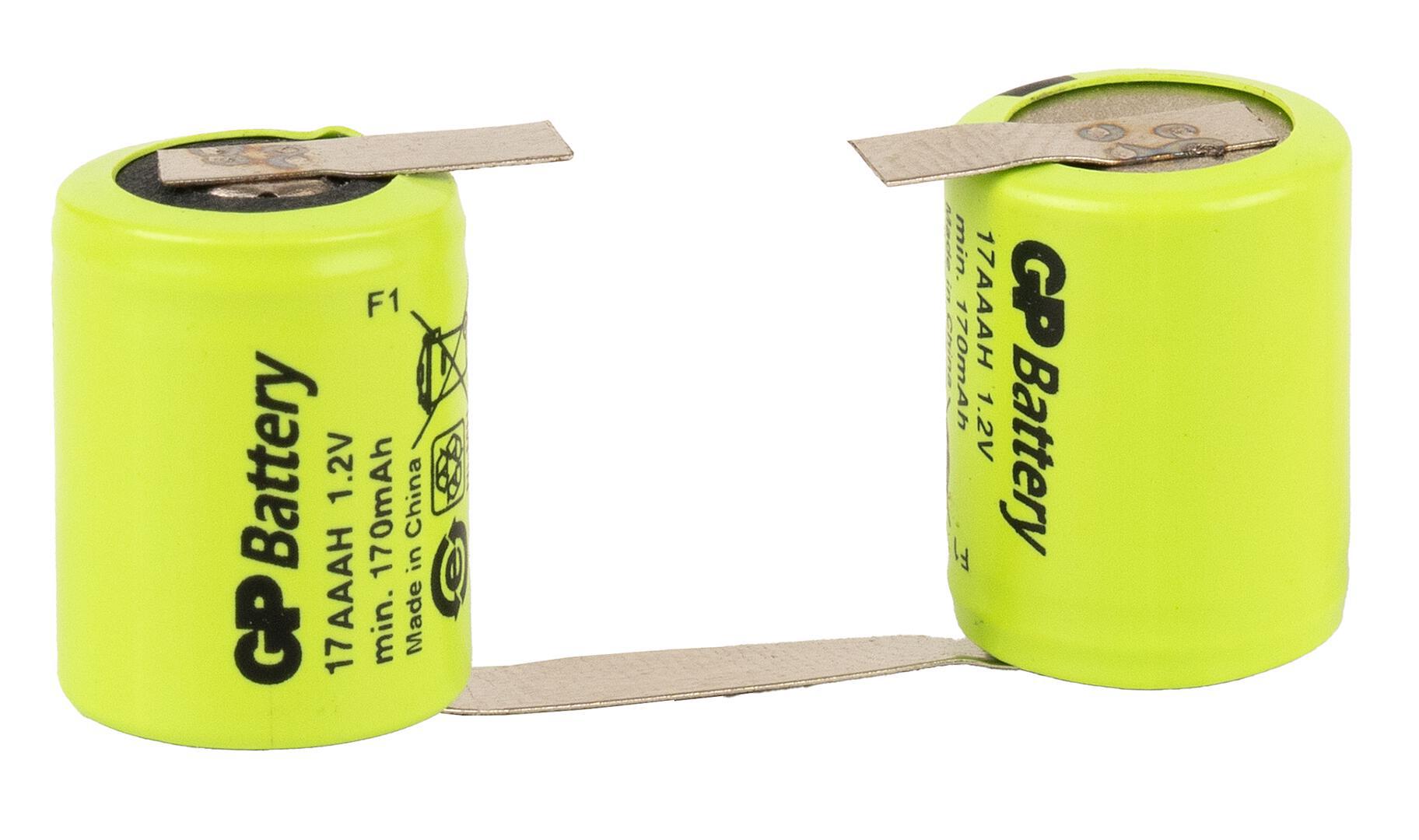 163262 Akkupaar 2,4 V, 170 mAh, verb