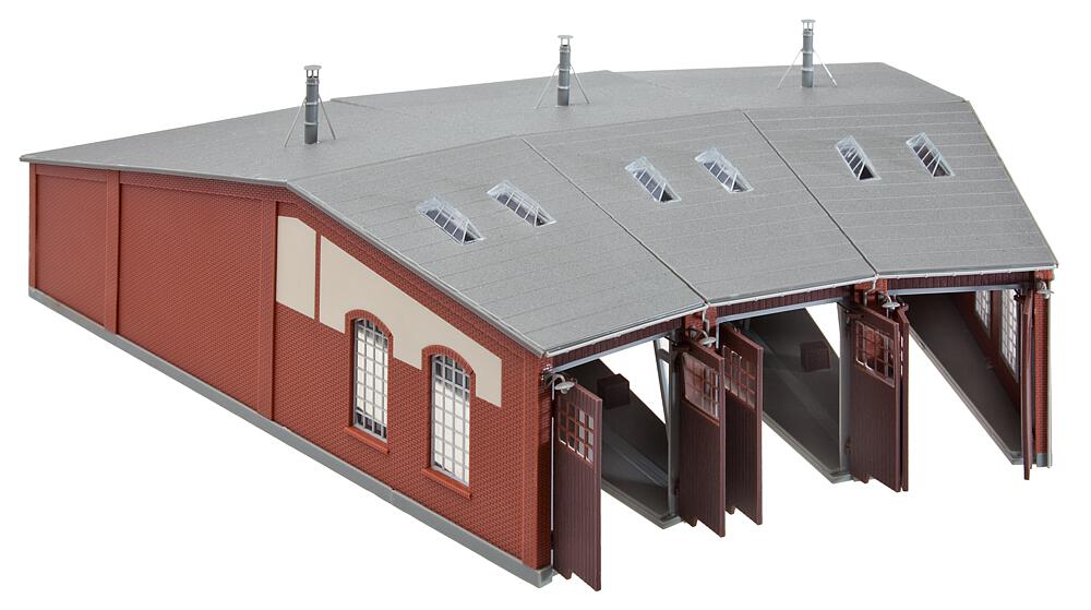 120177 Ringlokschuppen 3-ständig