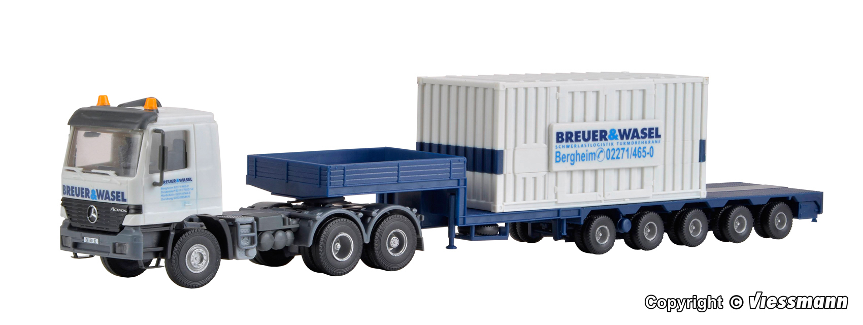13057 H0 MB ACTROS Begleittransp.