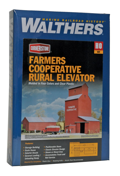 Walthers 3036 Grain Elev Farmers co-op