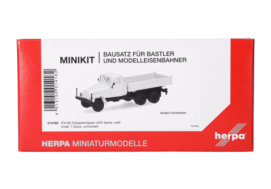 014182 MiniKit:  IFA G5 3seitenkipper-LKW (3a)