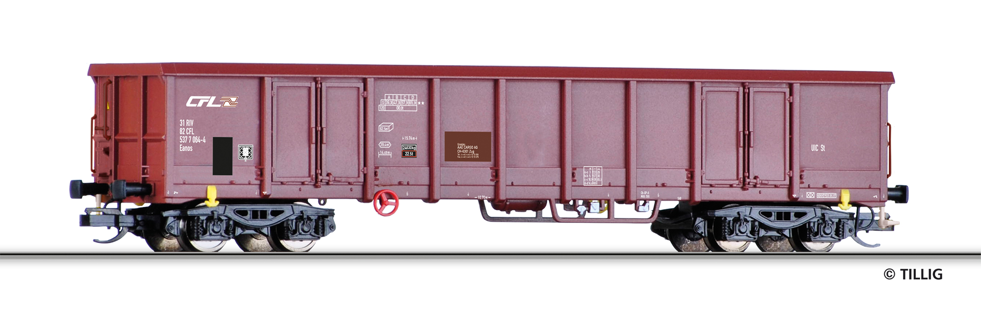 15671 CFL offener Güterwagen Eanos Ep.5