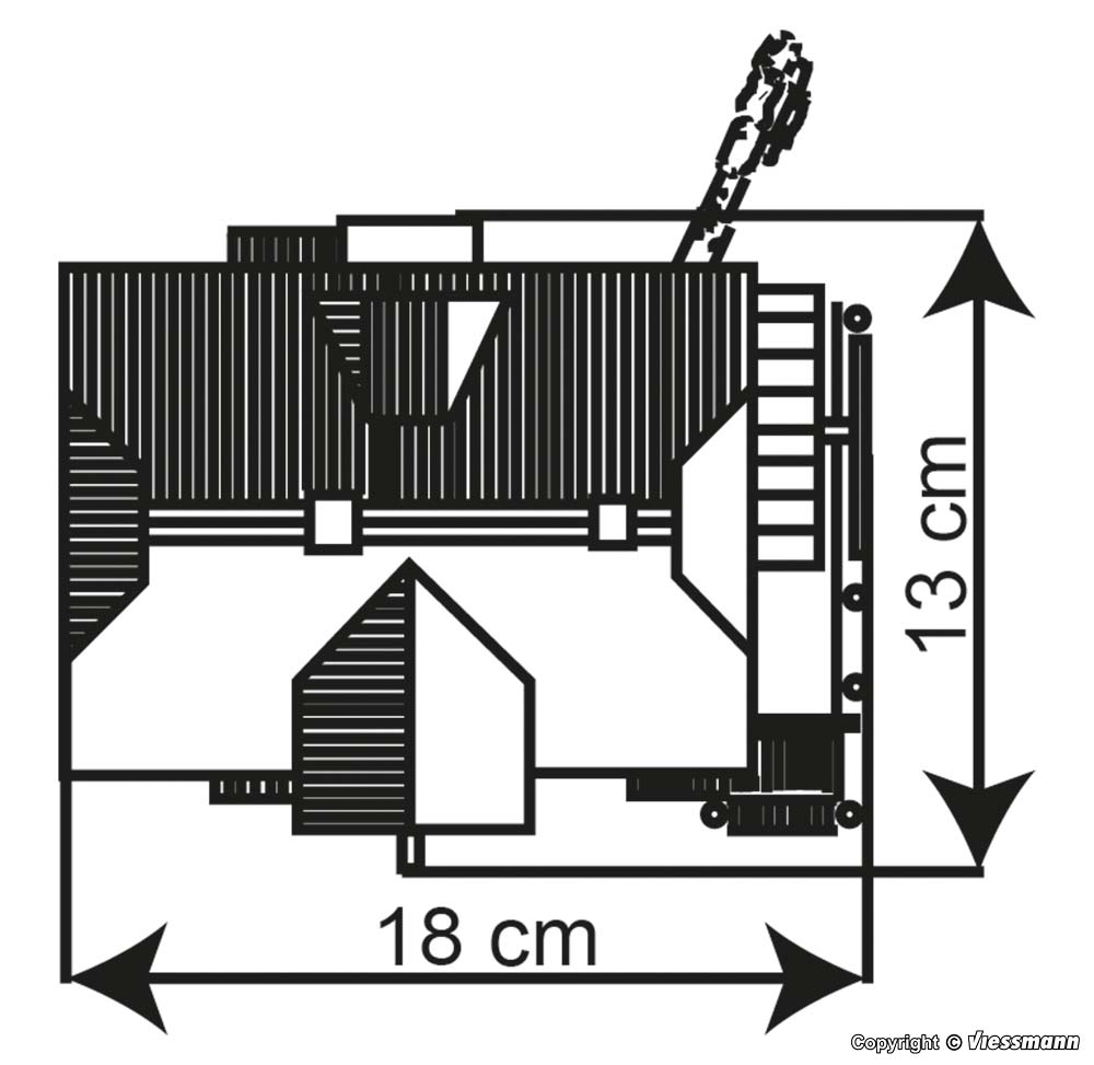 Kibri 39157 Moisburger Wassermühle