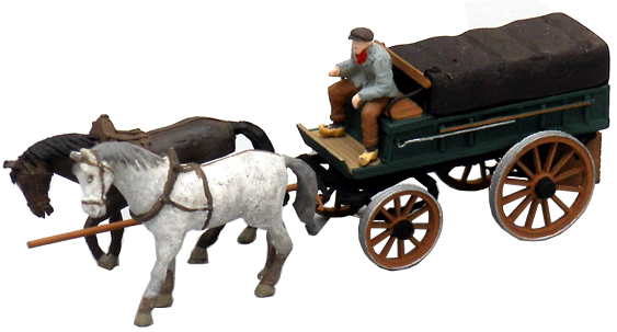 387.65 Bauernwagen mit Plane