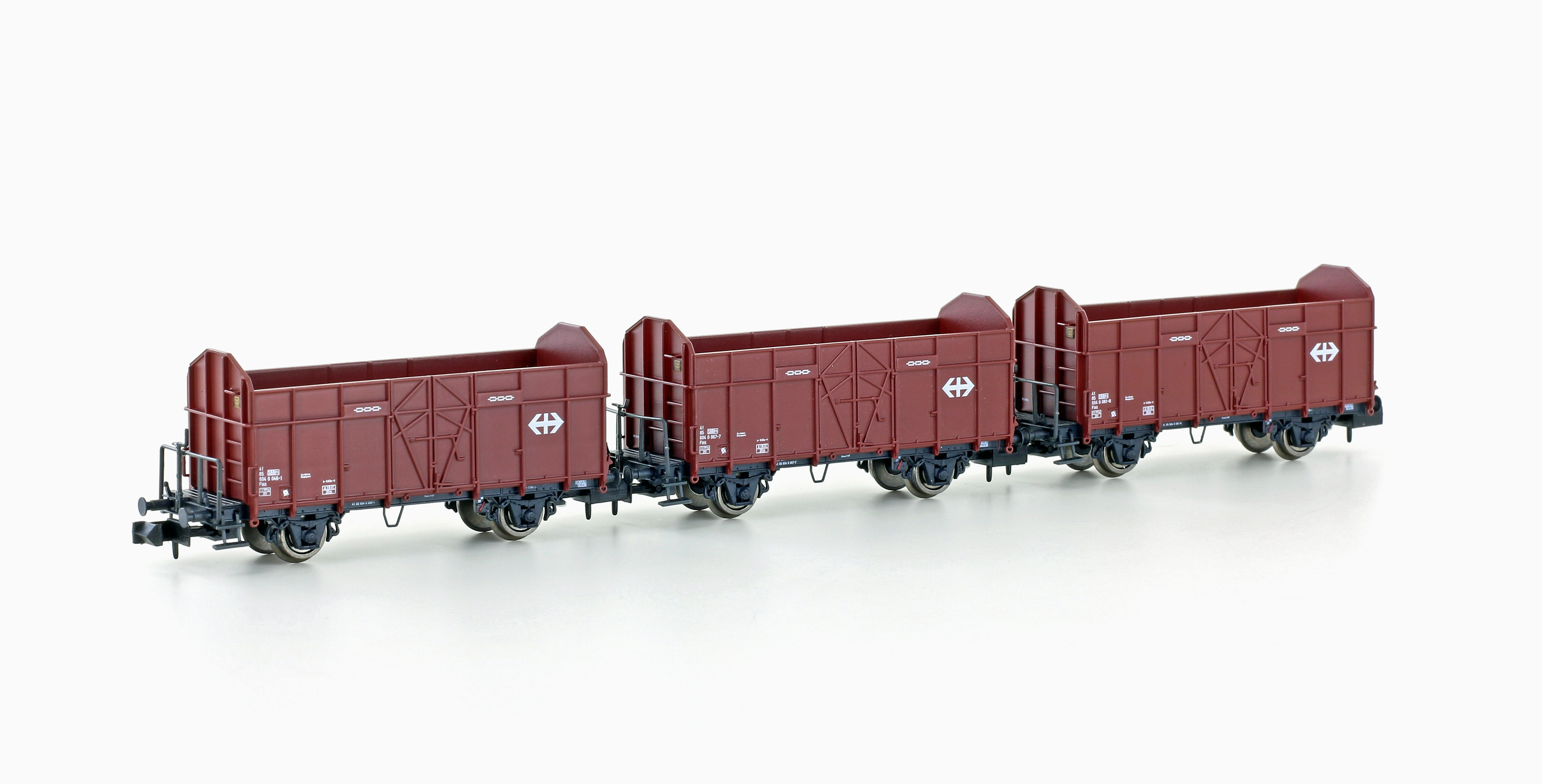 24302 SBB offene Güterwagen-Set 3-tlg Ep.4