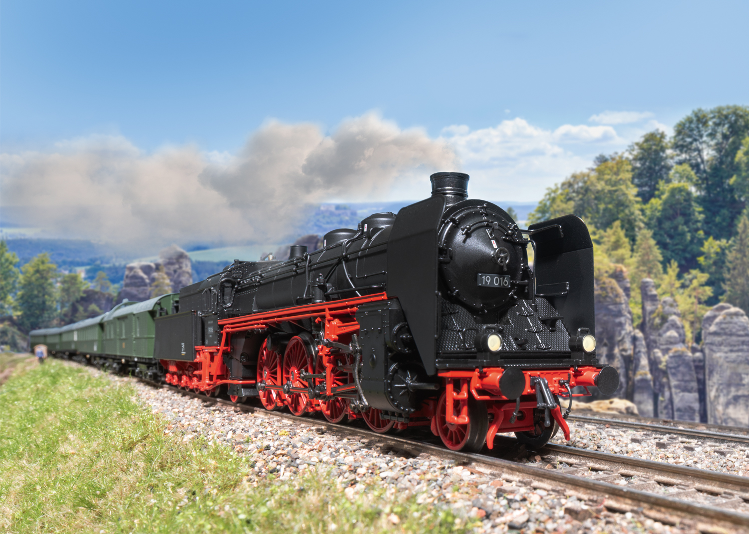 25019 DR Dampflok BR 19 016 Sachsenstolz Ep.3a