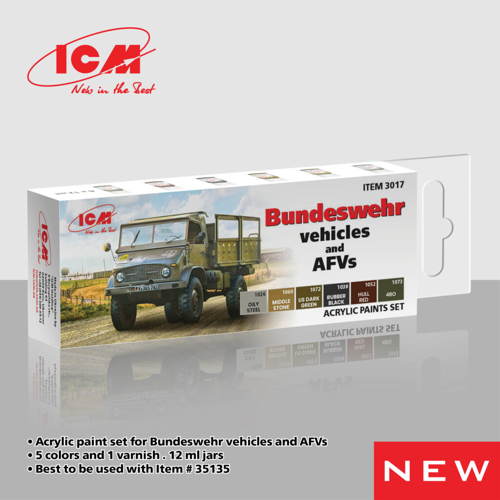3017 Bundeswehr vehicles and AFVs Farbset