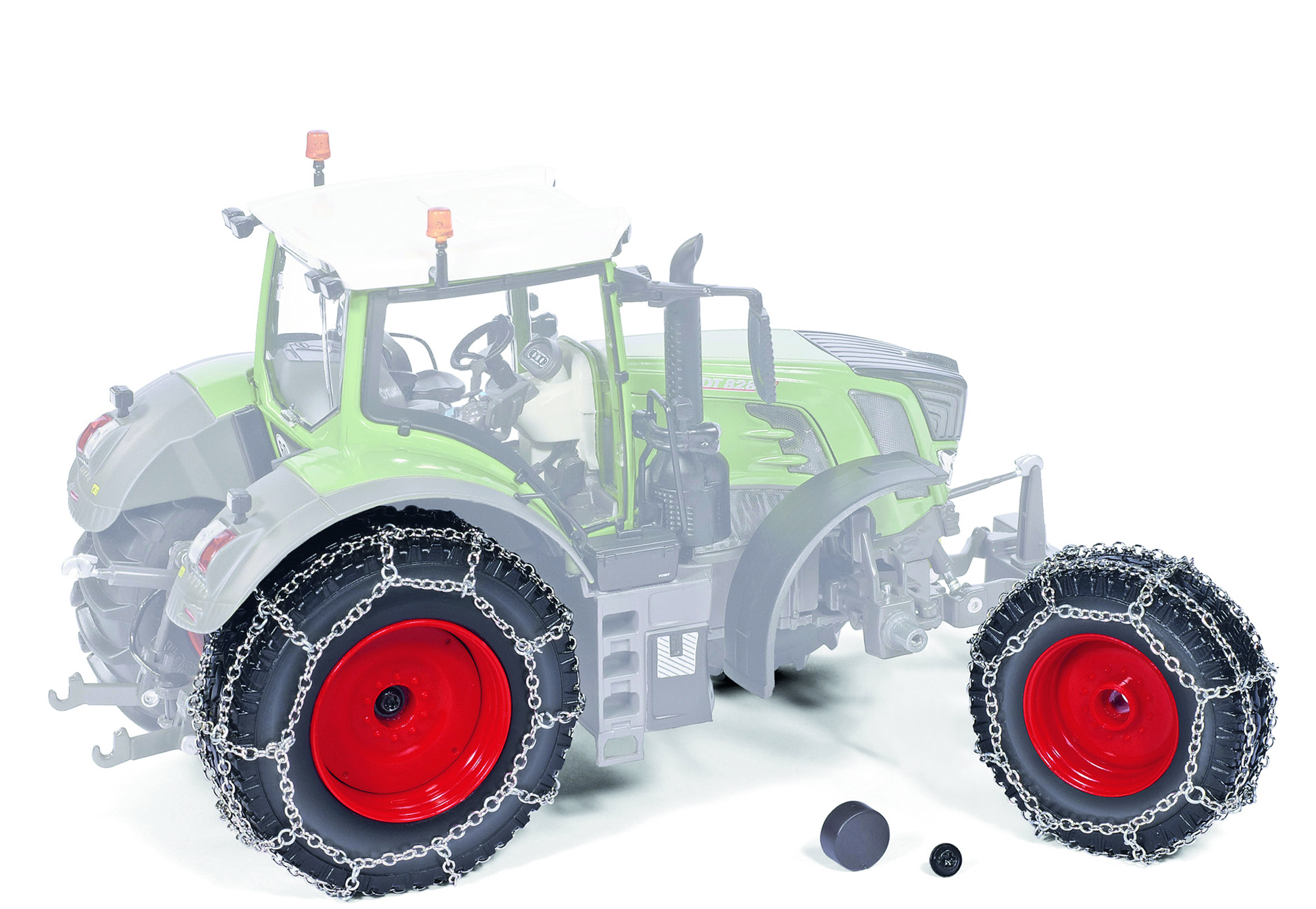 Wiking 077391 Rädersatz mit Ketten für Fendt 828