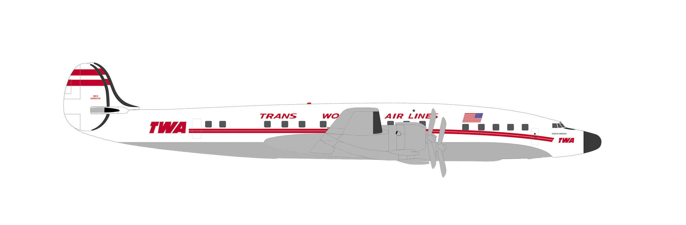 539364 Lockheed L-1649A Jetstream TWA