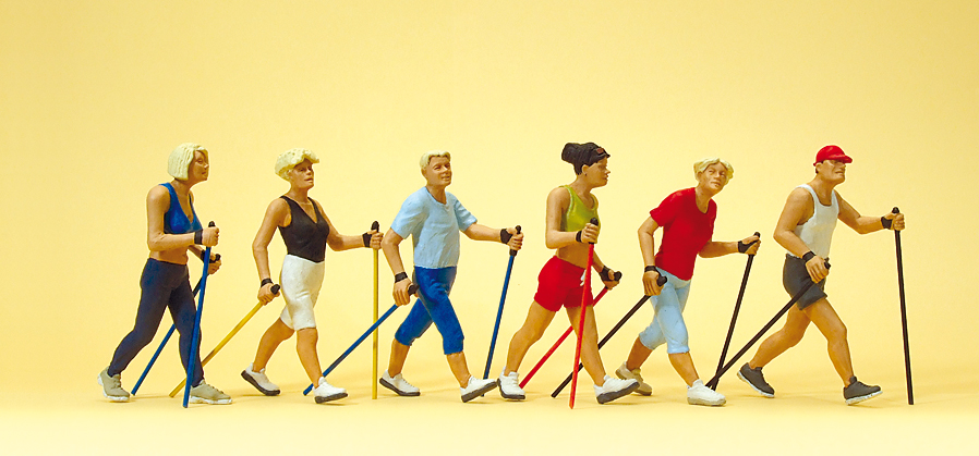 Preiser 10575 Nordic Walking