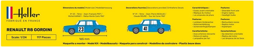 80700 Renault R8 Gordini