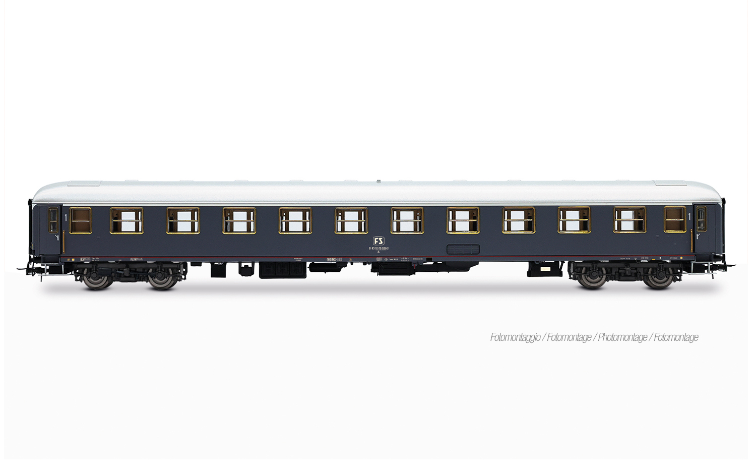 HR4429 FS Personenwg. UIC-X grau Set 2tlg. Ep.4