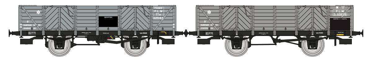WB-811 PLM offene Güterwagen-Set 2-tlg. Ep.2