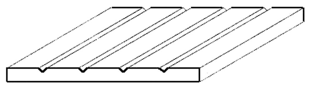 504030 Strukturplatte 150x300x1,0mm
