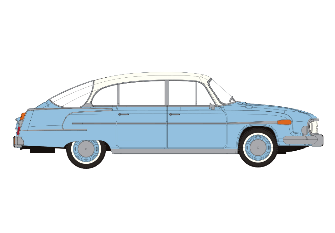 27327 Tatra 603-2 hellblau