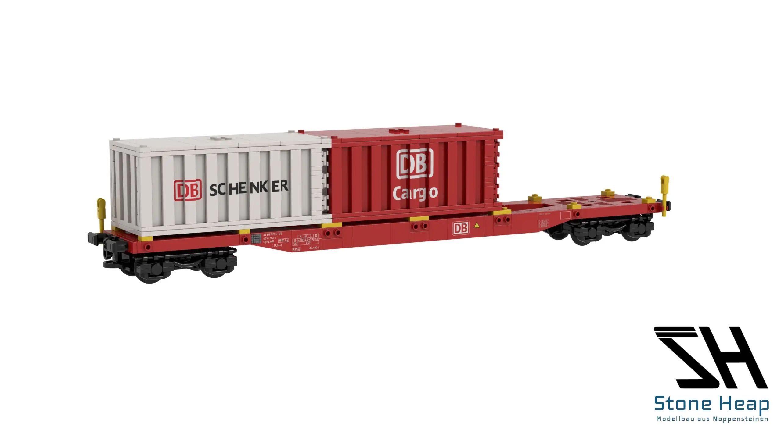 SH-3005 DBAG Containertragwagen Sgns 681