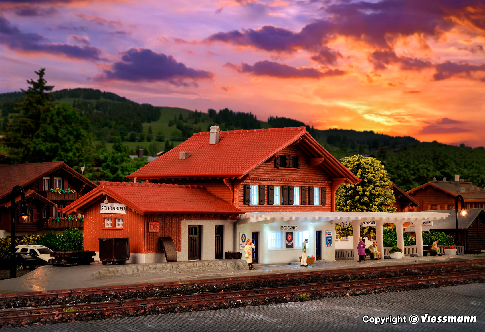 Kibri 37410 Bahnhof Schönried