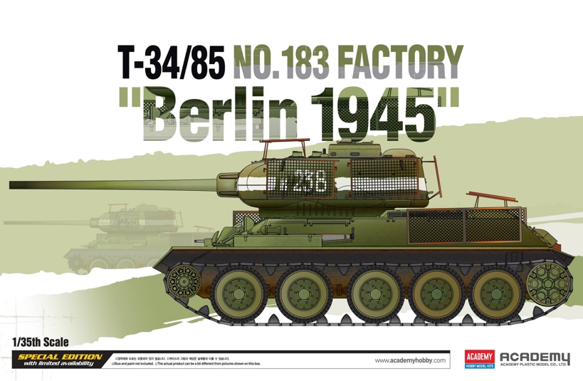 13295 T-34/85 No.183 Factory 'Berlin 1945'