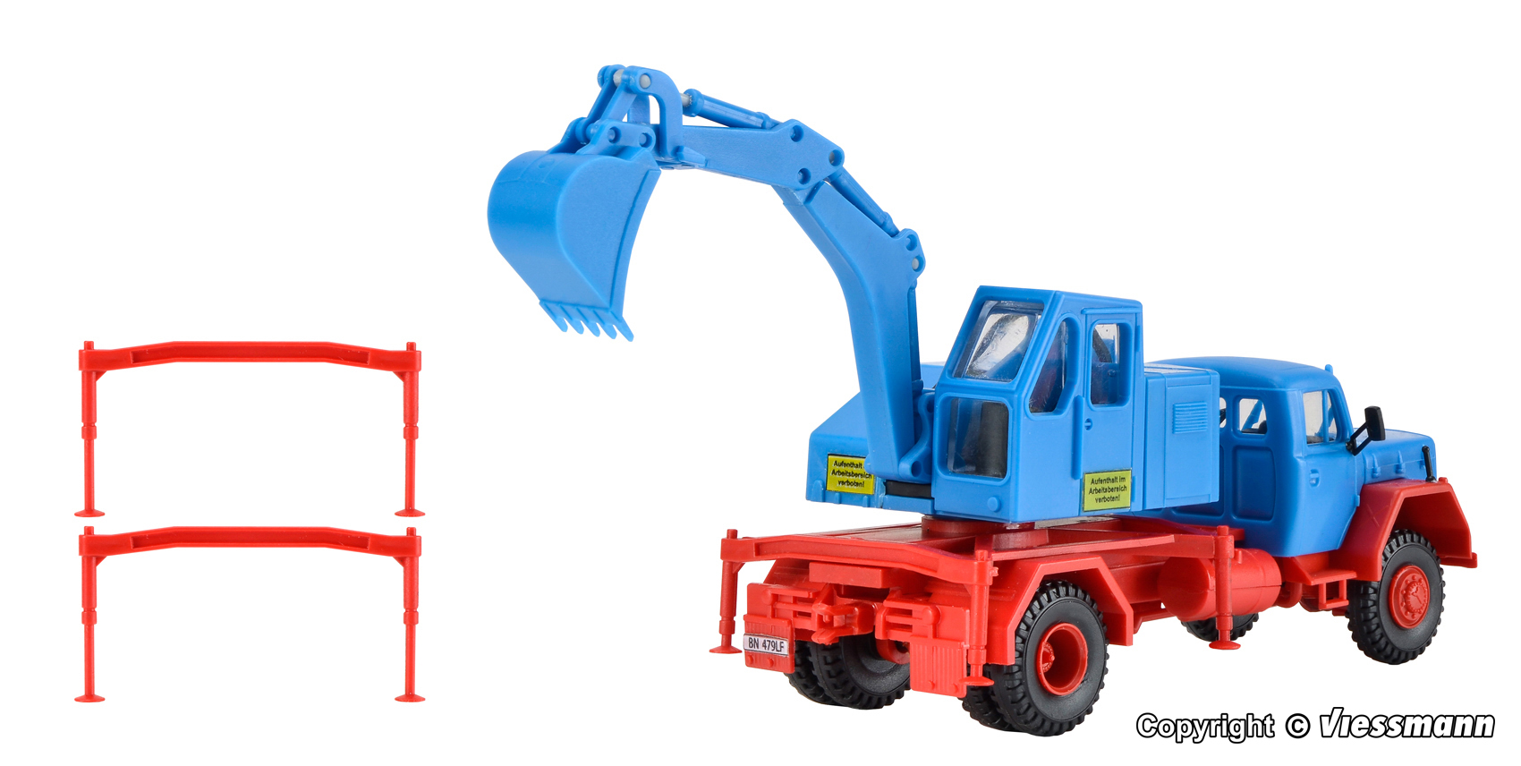 14130 MAGIRUS Eckhauber mit Bagger