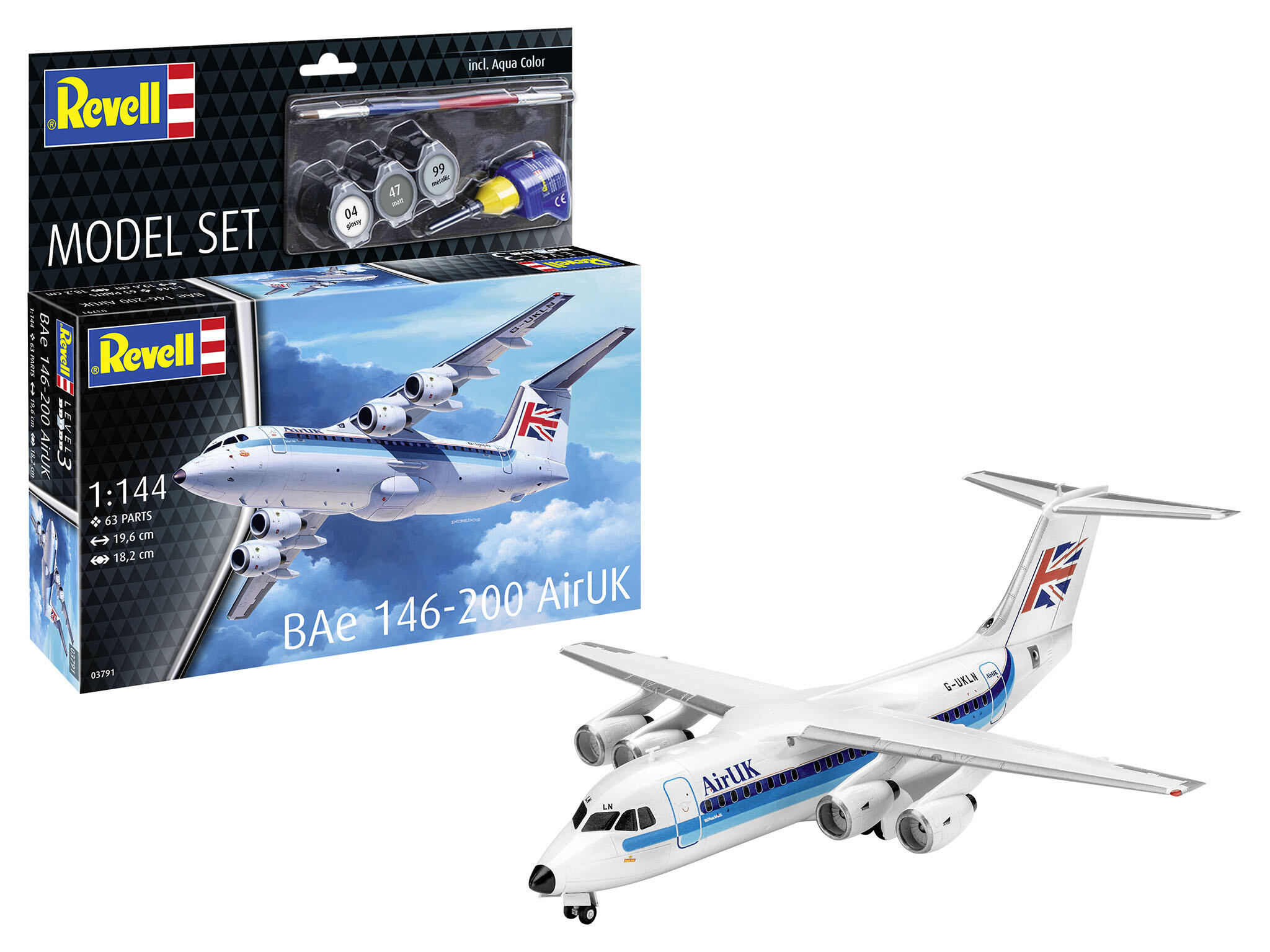63791 Model Set: BAe 146-200 “AirUK