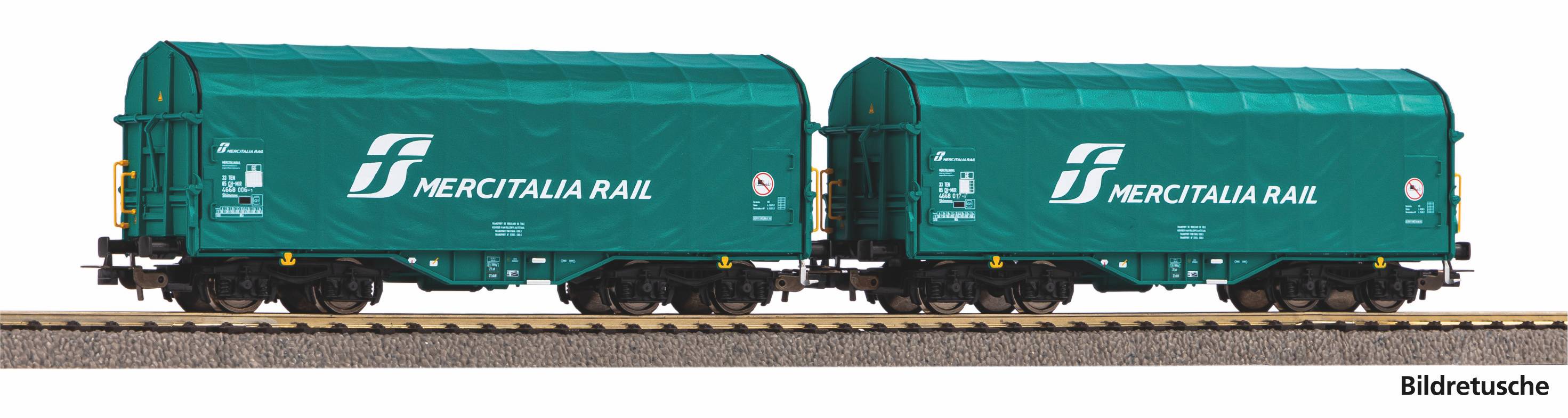 28345 FS Schiebeplanenwagen-Set 2-tlg. Ep.4