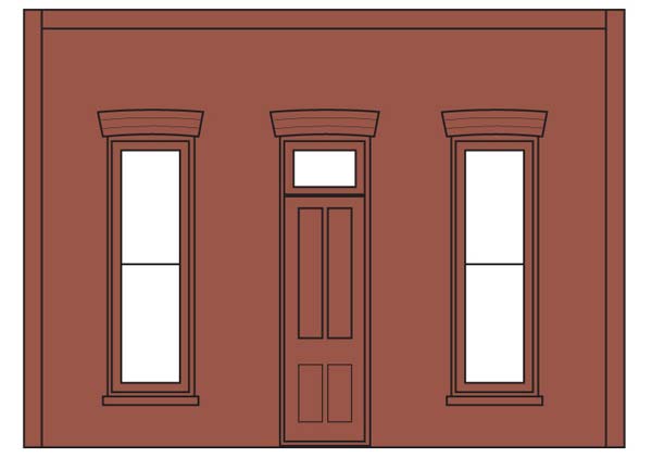 DPM60104 Street/Dock Level Entry Door, 3 St.