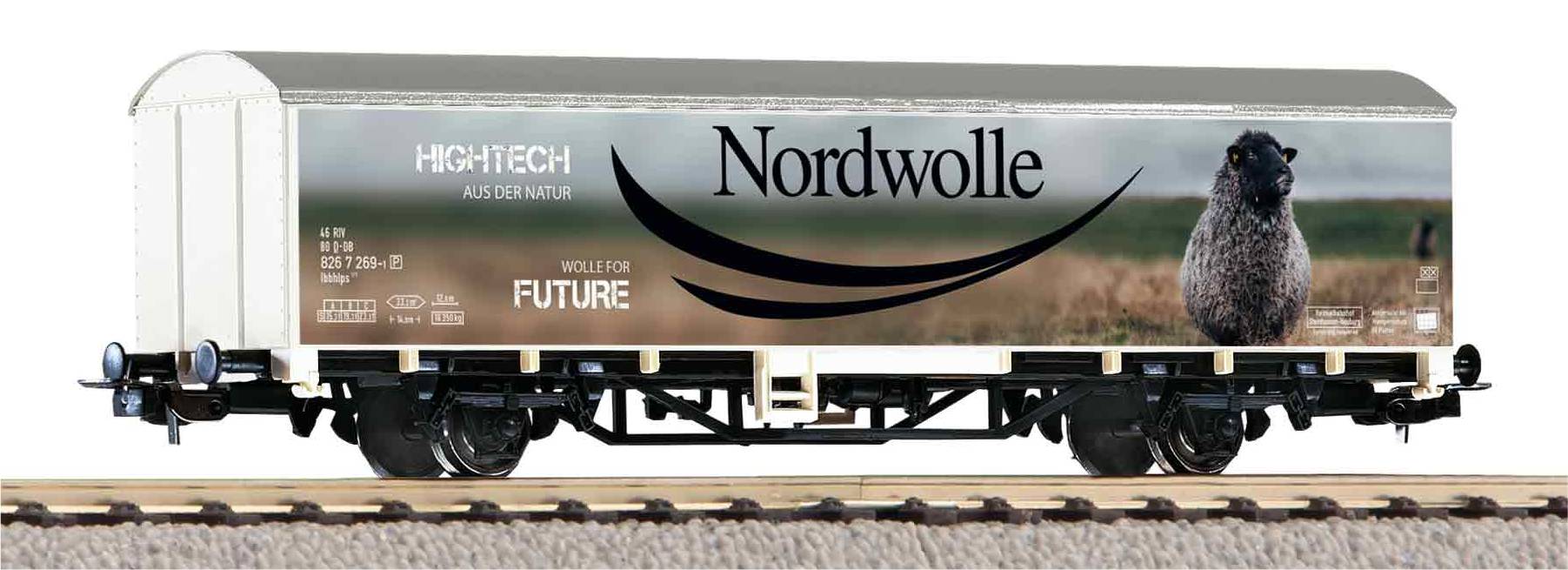 Piko 27705 DB AG ged. Güterwagen "Nordwolle" Ep.6