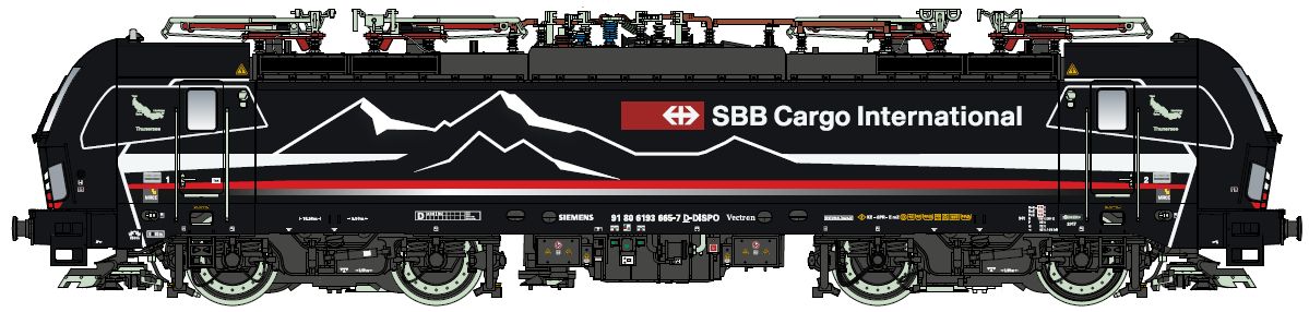 97997AC SBB Cargo MRCE E-Lok 193 665 Ep.6 AC