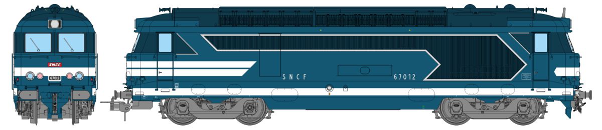 MB-245SAC SNCF Dieselok BB 67012 Ep.4 AC