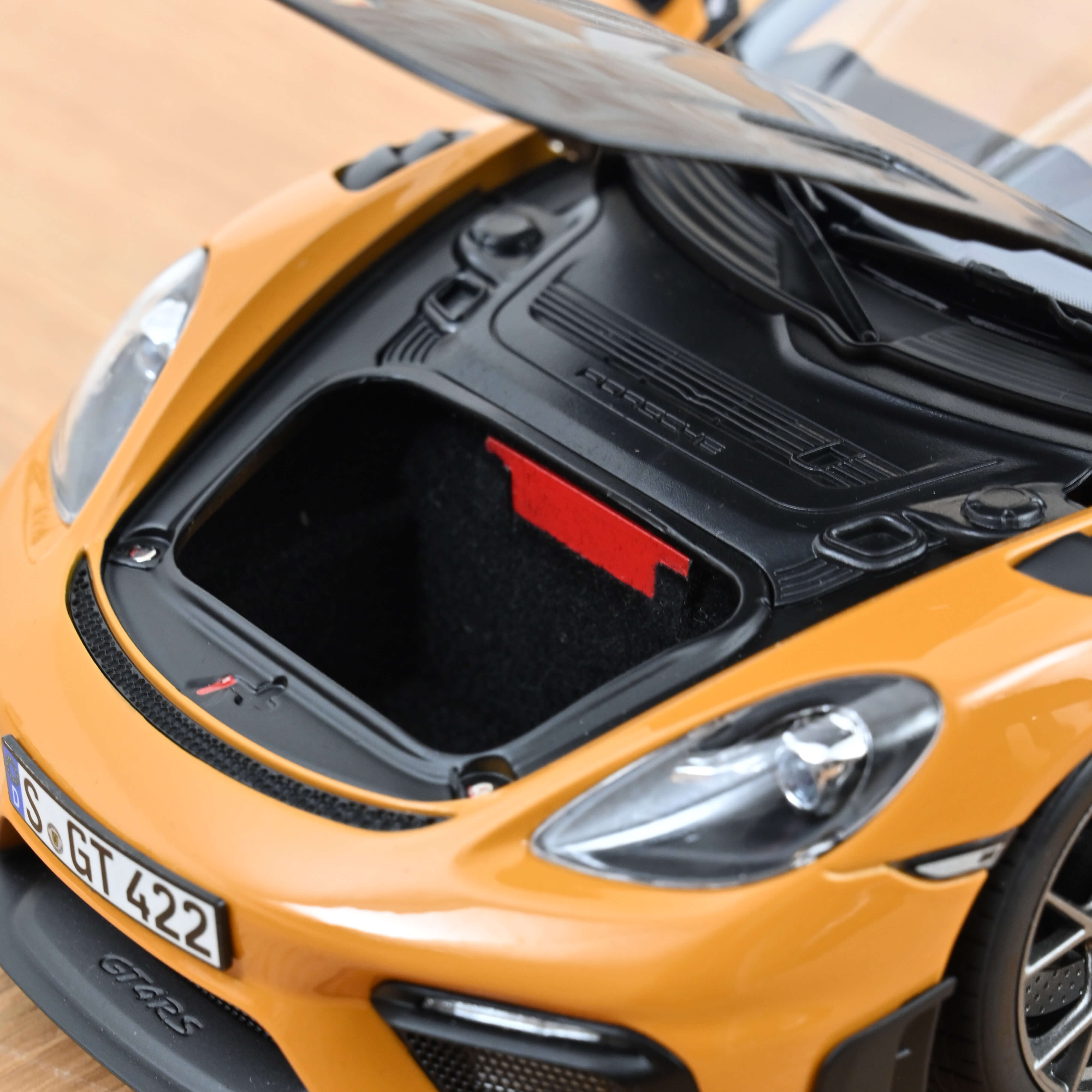 Norev 187252 Porsche Cayman GT4 RS w/Weissach yellow