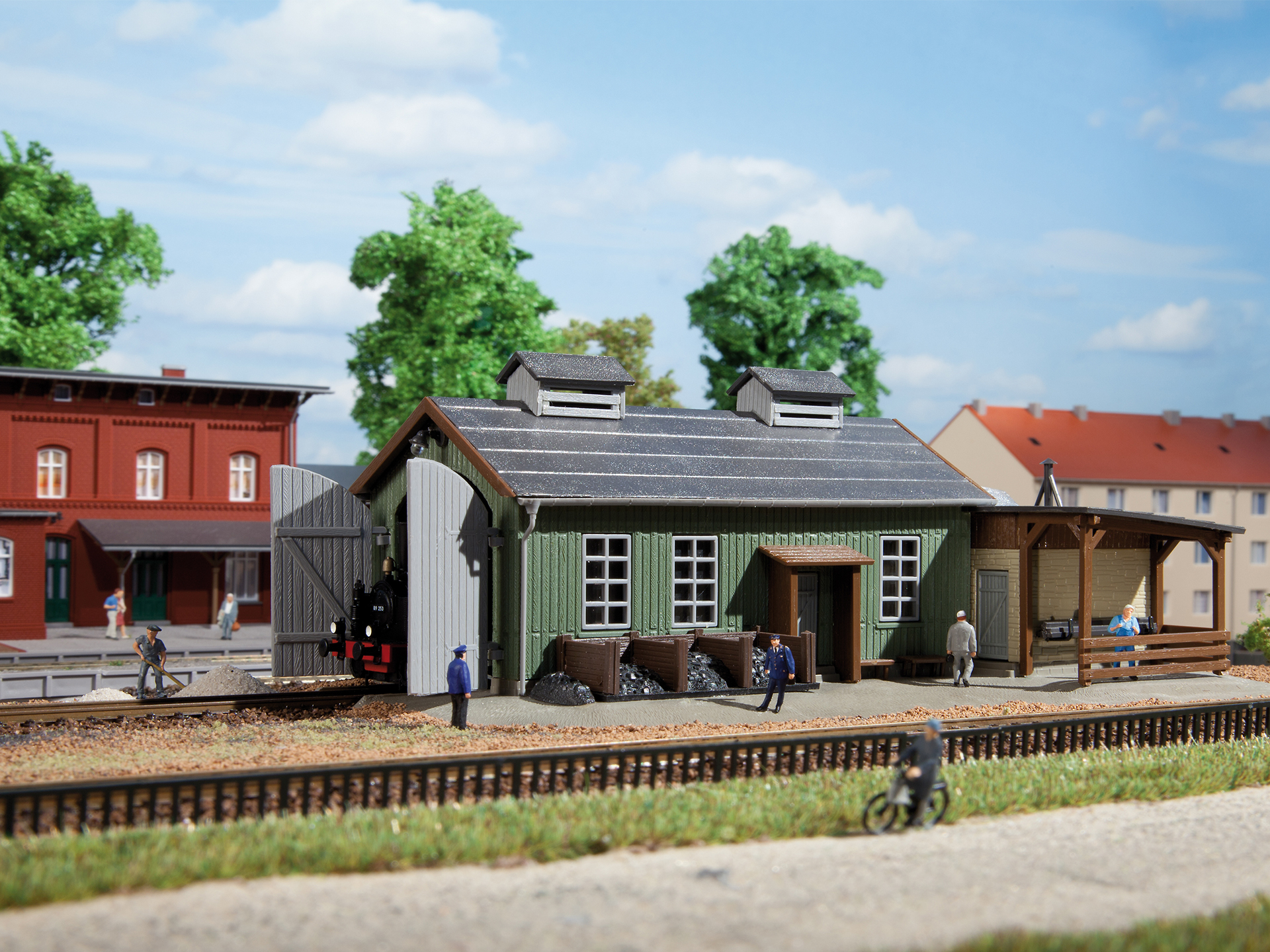 13286 Lokschuppen einständig